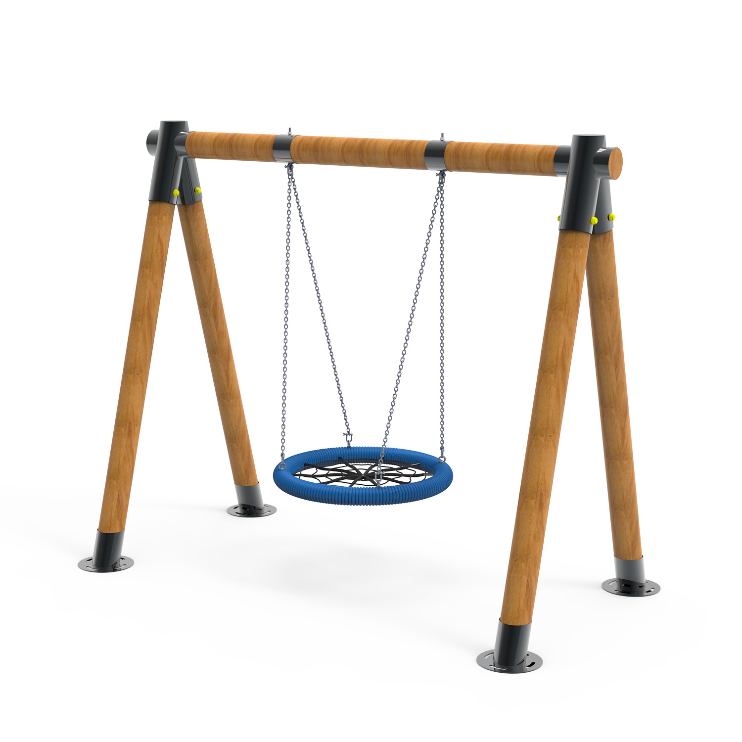 Selman Park,Çocuk Oyun Parkları , Konya Oyun Park Firmaları, SV-121 Tekli Kundaklı Salıncak