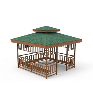 SV-166 3 X 3 Ahşap Kamelya