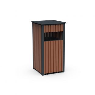 Ahşap Çöp Kovaları